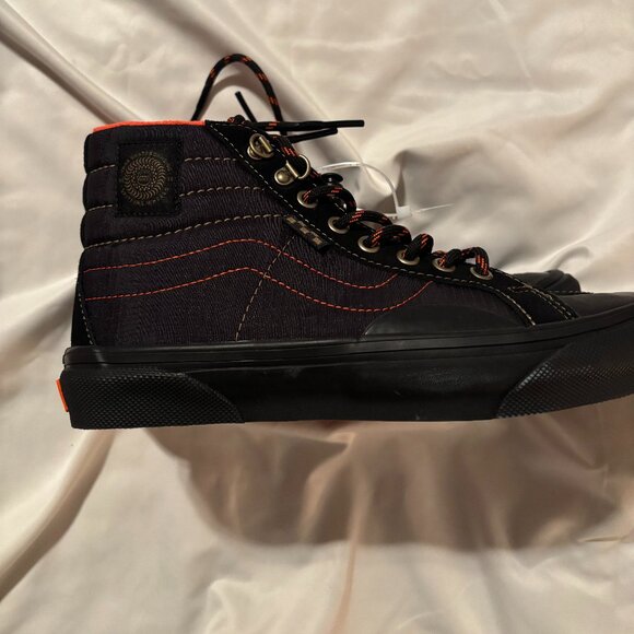 VANS SPITFIRE Wheels x Skate Sk8- Reissue High Black Flame - Picture 11 of 13